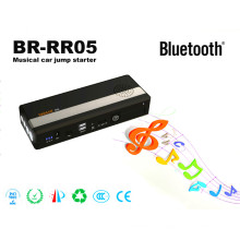 Br-Rr05 Musical Mini Car Jump Starter Haut-parleur Bluetooth